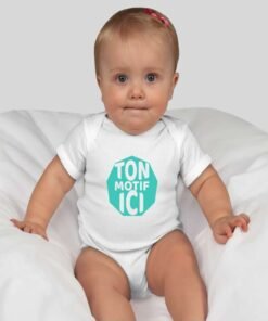 Body bébé maillot peaux lapins