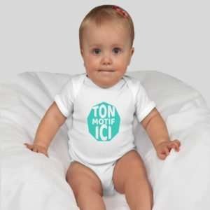 Body bébé maillot peaux lapins