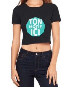 T-shirt Femme Crop Flowy