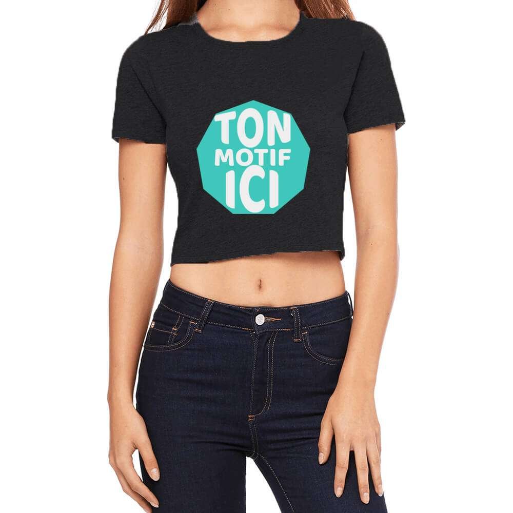 mini-Tshirt-fille-noir-face