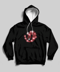 Sweat à capuche - Design Dragon Strass