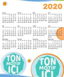 Calendrier 2026 Gard d'enfants Personnaliser