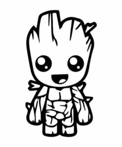 Autocollant Voiture Groot