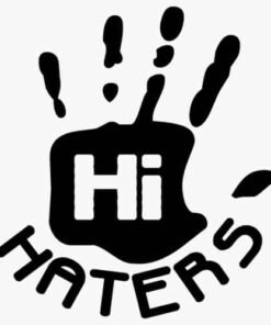 Autocollant Voiture Hi Haters ??