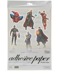 Planche format A4 de stickers Avengers
