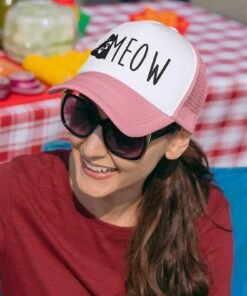 Chapeau Trucker Hat Meow