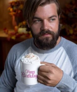 Mug imprimé d'occasion -  Happy Birthday motif