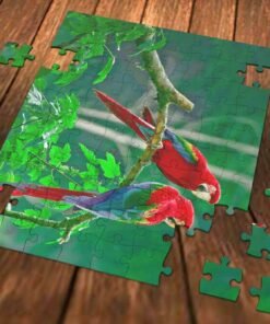 Puzzle personnalisé - design parrots paradise