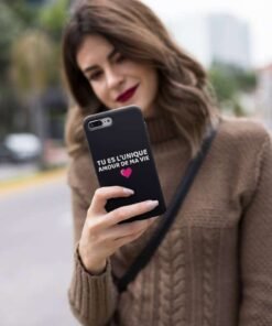 skin téléphone-tu es l'unique amour de ma vie