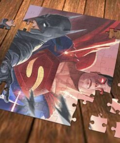 Puzzle personnalisé - design superman and batman