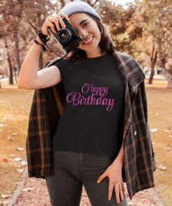 Tshirt imprimé - Happy birthday