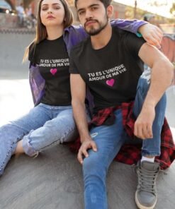 Tshirt imprimé - tu es l'unique amour de ma vie