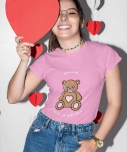 Tshirt Femmes imprimé  - Serre moi c'est la saint valentin