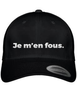 Casquette Flexfit 6 panneau Je m'en fous