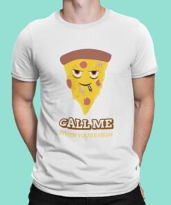 Tshirt homme - Call me when you're high - L, Blanc