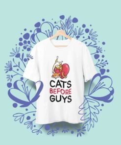 Tshirt Femme blanc - Cats befor Guys