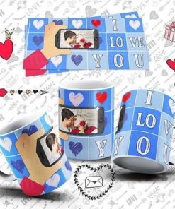 Mug imprimé  amour de couple style 3