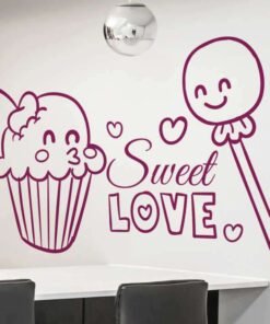 Sticker décoratif sweet love
