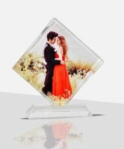 Trophée en cristal de sublimation 10 x 10 cm Personnalisé