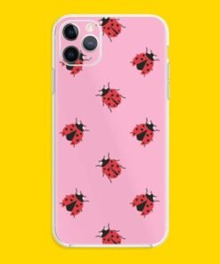Skin Personnalisé - iphone 11 PRO MAX - design Coccinelle rouge