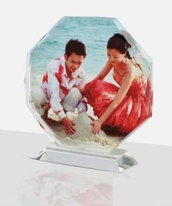 Trophée en cristal de sublimation 16 x 16 cm Personnalisé