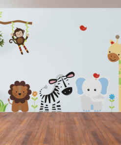 Stickers muraux enfants , Sticker Animaux Style 1