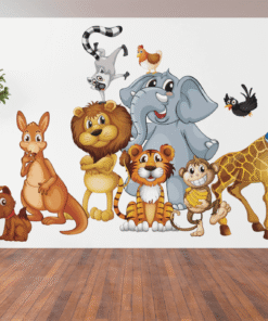 Stickers muraux enfants , Sticker Animaux style 5