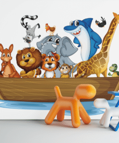 Stickers muraux enfants , Sticker Animaux style 6