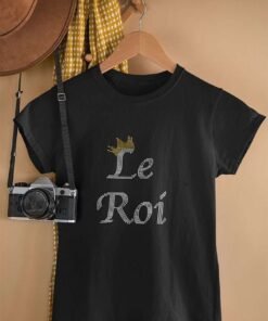 Tshirt le Roi en strass personnalisé