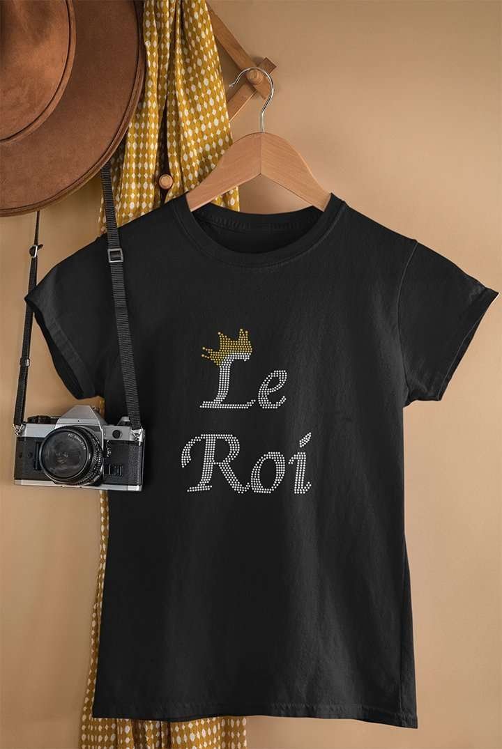 TSHIRT STRASS LE ROI
