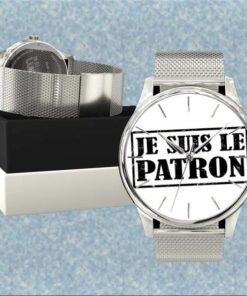 Une montre personnalisable je suis le patron