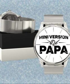 Une montre personnalisable le mini version de papa
