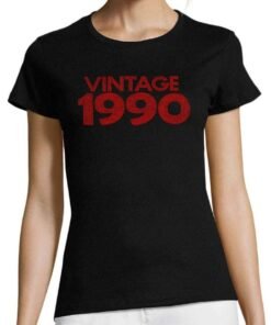 Tshirt Vintage 1990 en strass