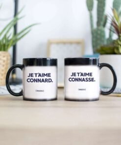 Mug Magique Duo Je t'aime Connard Je t'aime Connasse