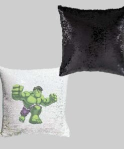 Coussin magique imprimé Hulk