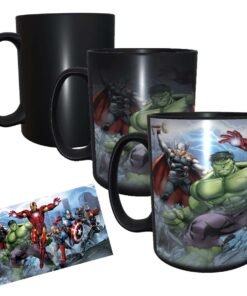 Mug tasse de café et Thé en céramique noir Magique - Avengers