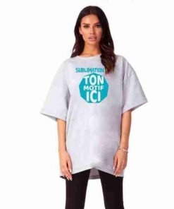 T-Shirt Oversize femme blanc