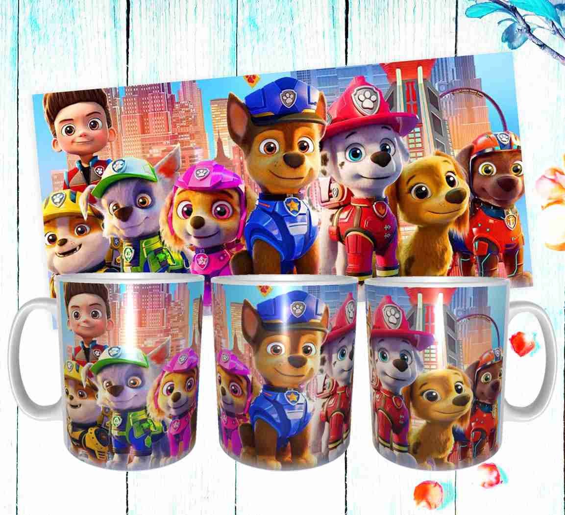 Mug blanc imprimé - Paw Patrol carton