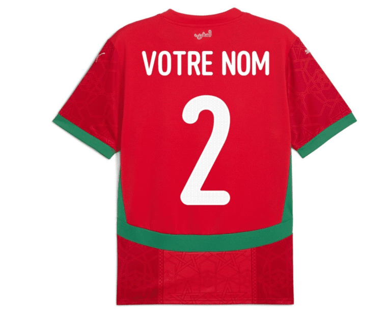 Maillot Equipe Nationale Personnalisé offeciel