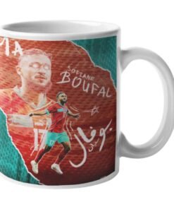 Mug blanc imprimé - Soufiane Boufal