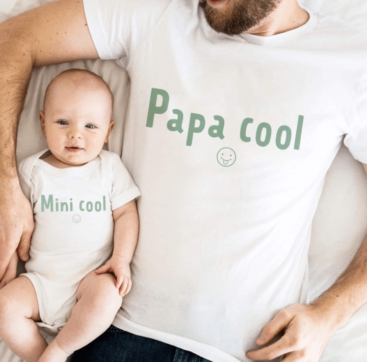 Duo T-shirts Papa et Mini cool