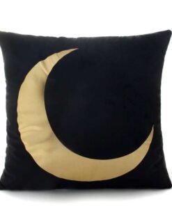 Coussin Noir doré Mon or est chic Style 7