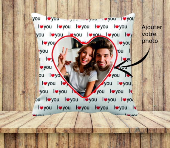 Coussin personnalisables pour les couples