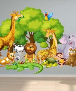 Stickers muraux enfants Animaux 