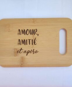 Planche à découper personnalisée - gravure laser