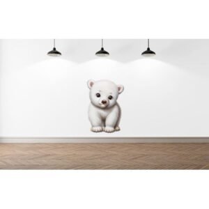 Sticker Autocollant Un ours mignon 3D