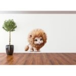 Sticker Autocollant Lion mignon 3D 1 Sticker Autocollant Lion mignon 3D 1