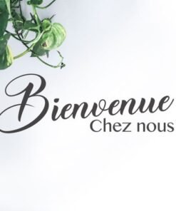 Sticker bienvenue chez nous