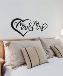 Autocollant Sticker mural Mr and Mrs
