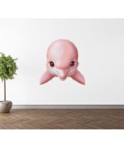 Sticker Autocollant Dauphin mignon 3D